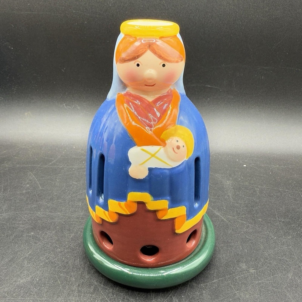 Villeroy & Boch Mary Baby Jesus Nativity Candlestick/Votive Christmas Decolight